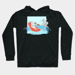 cat pool Hoodie